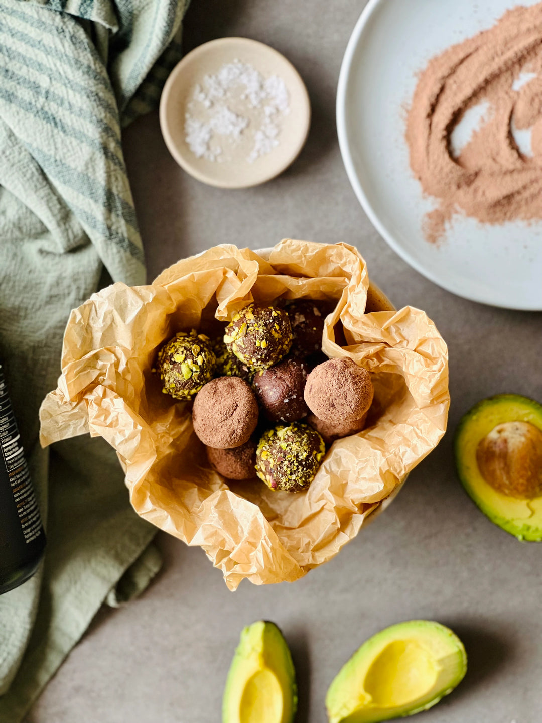 Avocado Chocolate Truffle Bites