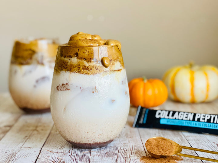 Pumpkin Spice Dalgona Coffee