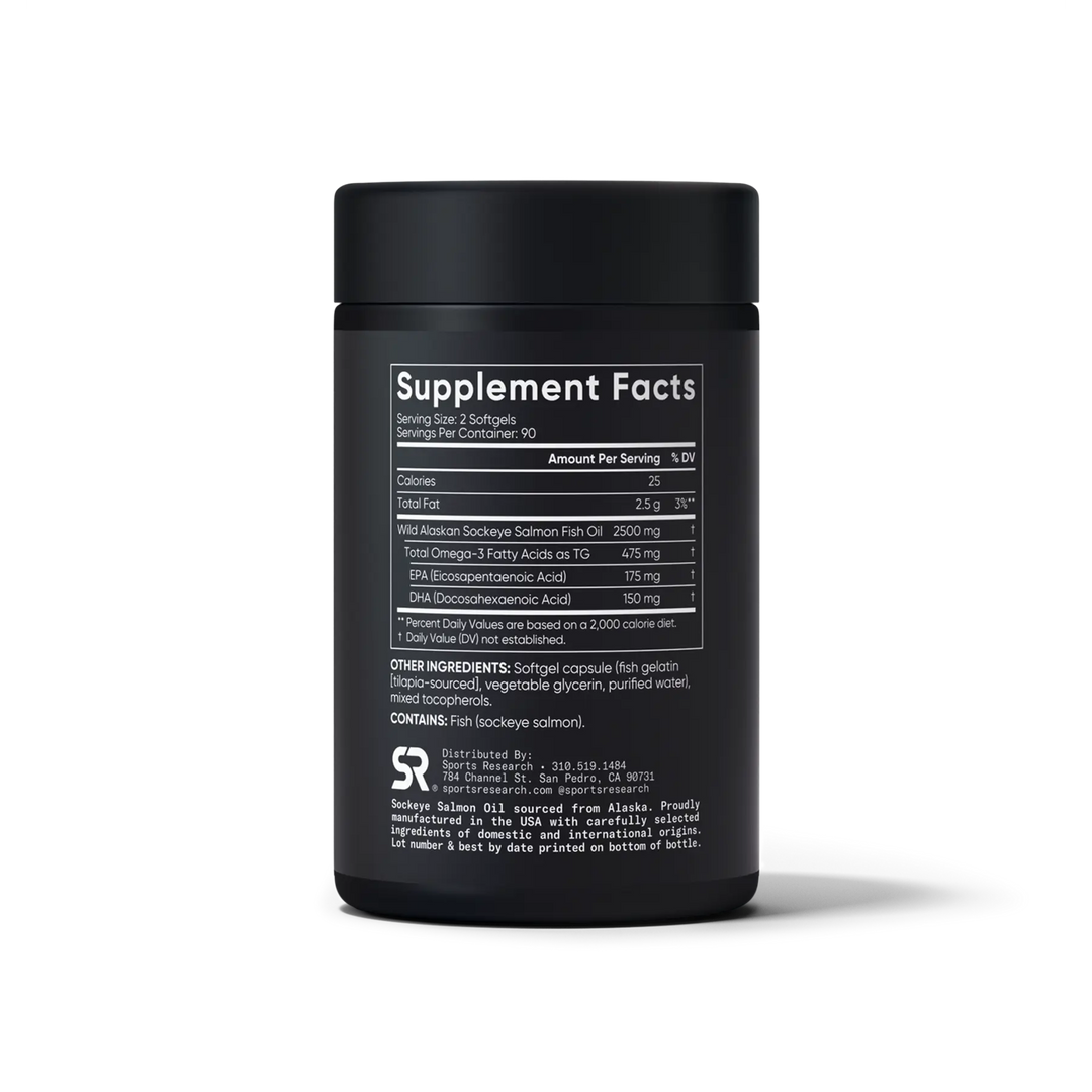 Wild Alaskan Sockeye Salmon Oil