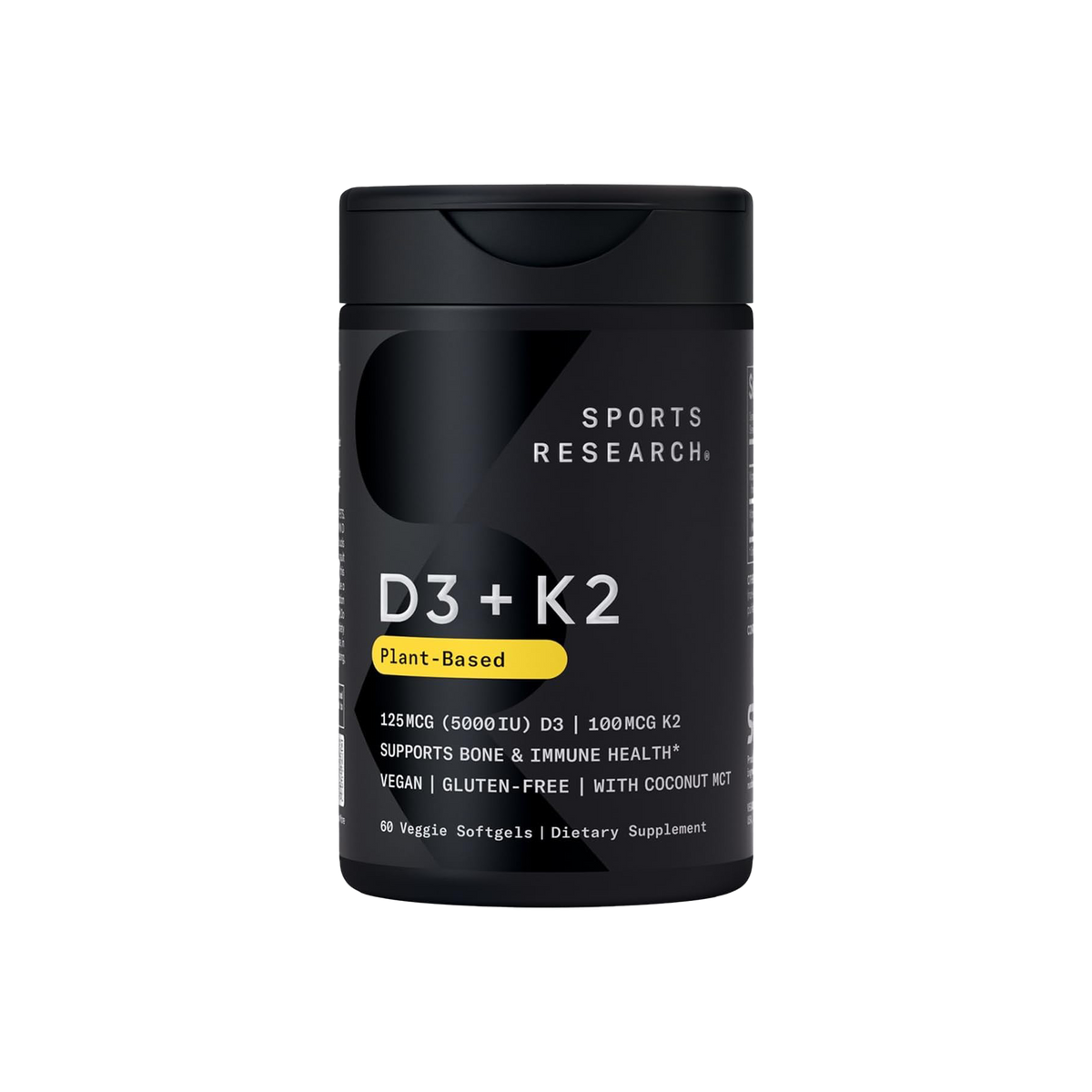 Vitamin D3 + K2 with Coconut MCT Oil