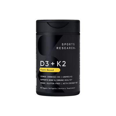 Vitamin D3 + K2 with Coconut MCT Oil