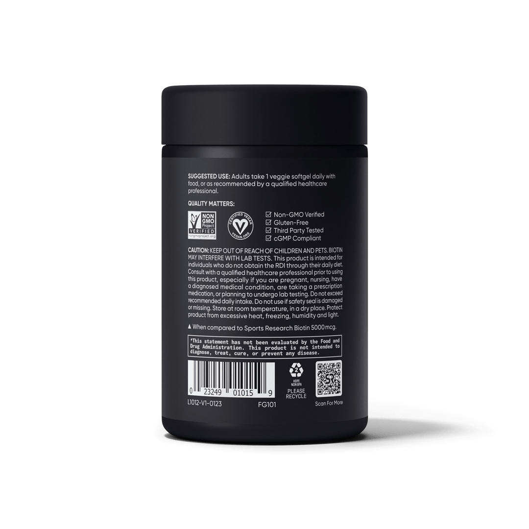 Biotin with Organic Coconut Oil