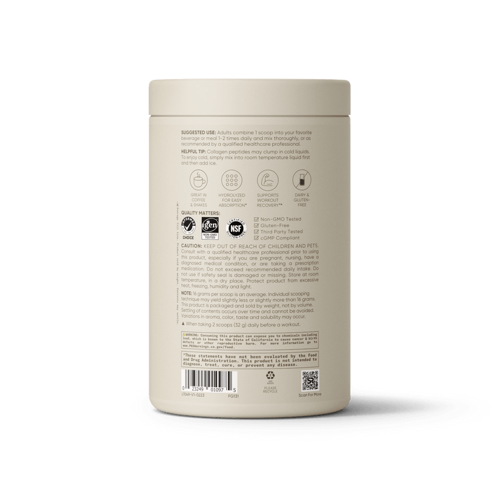 Collagen Peptides - Dark Chocolate, 22 oz